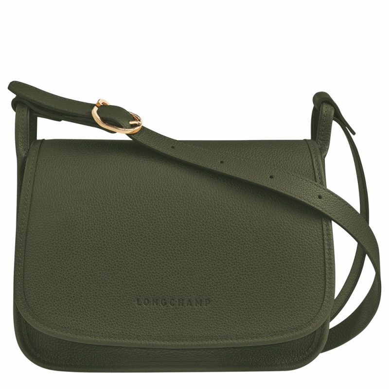 Khaki Longchamp Le Foulonne S Women's Crossbody Bags